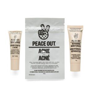 Peace Out Hero Solutions Starter Kit - NEW IN BOX - 3 step routine - travel size